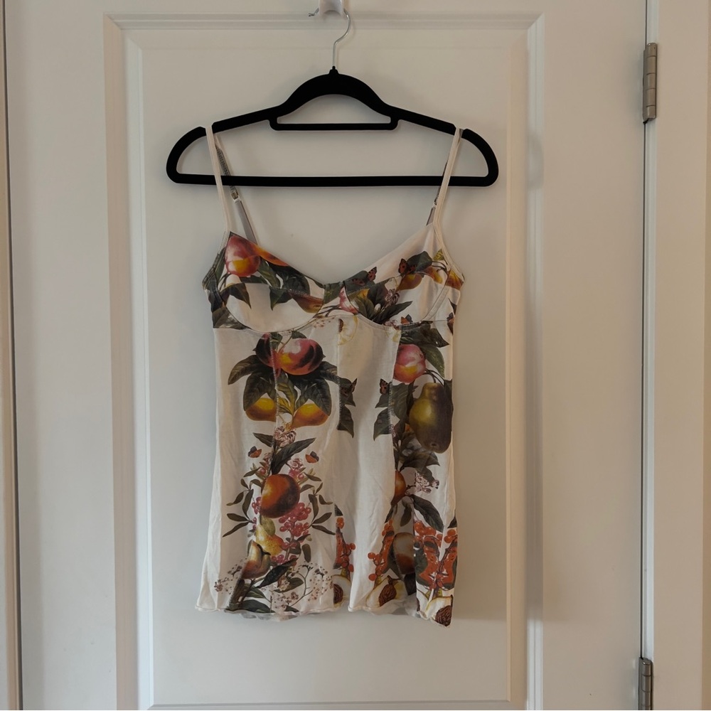Wilfred Floral/Peach Pattern Bustier Camisole